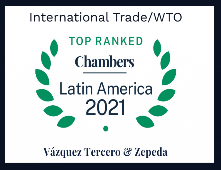 Chambers and Partners Latin America 2021, Mexico, Leading Trade Lawyers, Adrián Vázquez Chambers and Partners, Eduardo Zepeda Chambers and Partners