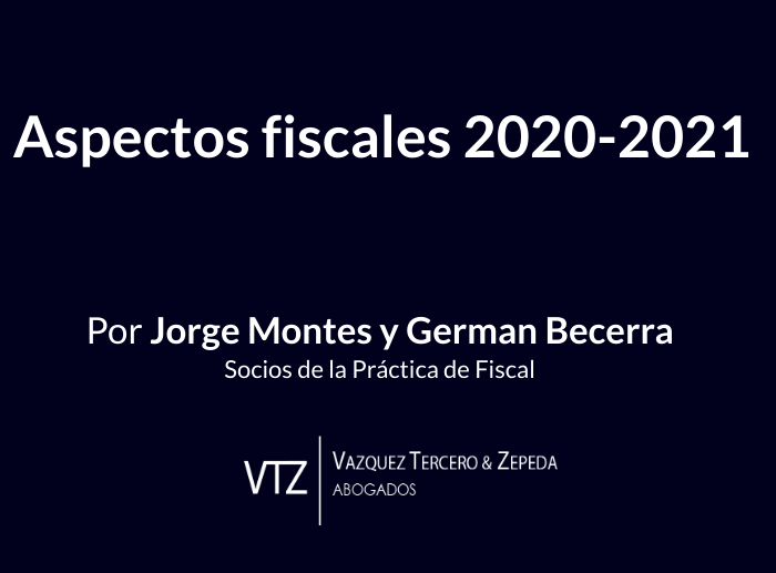 Tendencias Fiscales 2020-2021