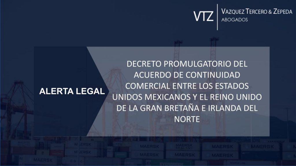 Decreto promulgatorio del Acuerdo Comercial entre los Estados Unidos Mexicanos y el Reino Unido de la Gran Bretaña e Irlanda del Norte