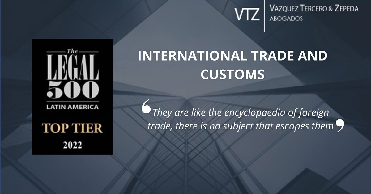 VTZ – Top Notch Law Firm in International Trade and Customs – Legal 500