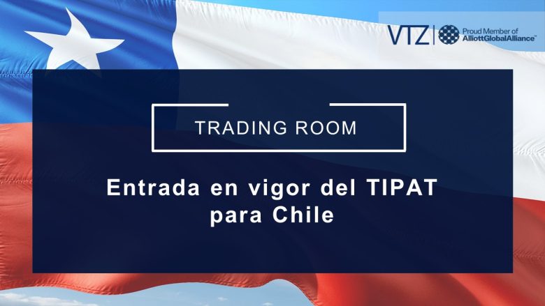 Entrada en vigor del TIPAT para Chile