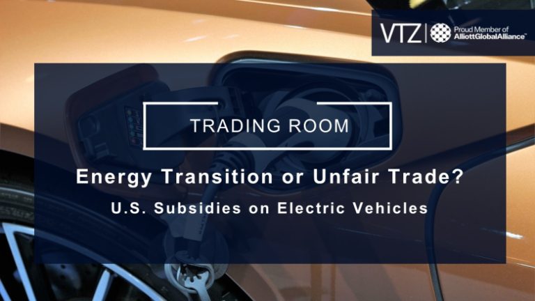 International Trade, Subsidies, US, Electric Cars, VTZ