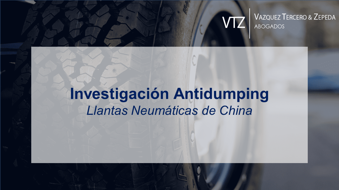 Antidumping llantas de China, Mexico, UPCI