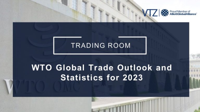 WTO, International Trade, Global Trade Outlook, Statistics, 2023, VTZ, Lawyers