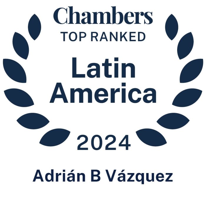 Adrián Vázquez, Lawyer, Abogado, International Trade, Chambers, Ranking, Ranked