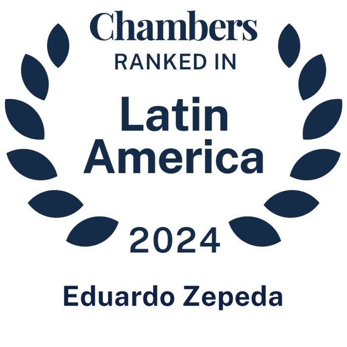 Eduardo Zepeda, Abogado, Lawyer, International Trade, IMMEX, Chambers, Ranking, Ranked