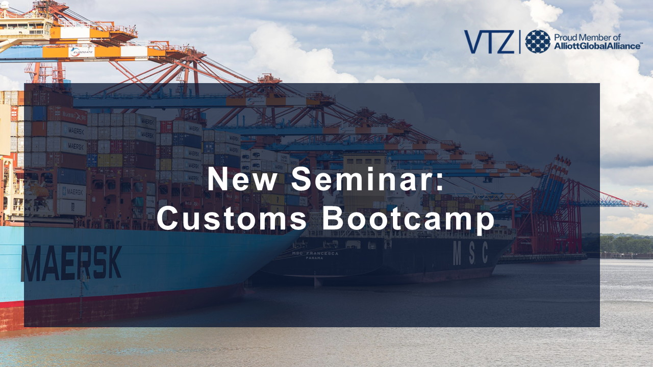 New Seminar: Customs Compliance