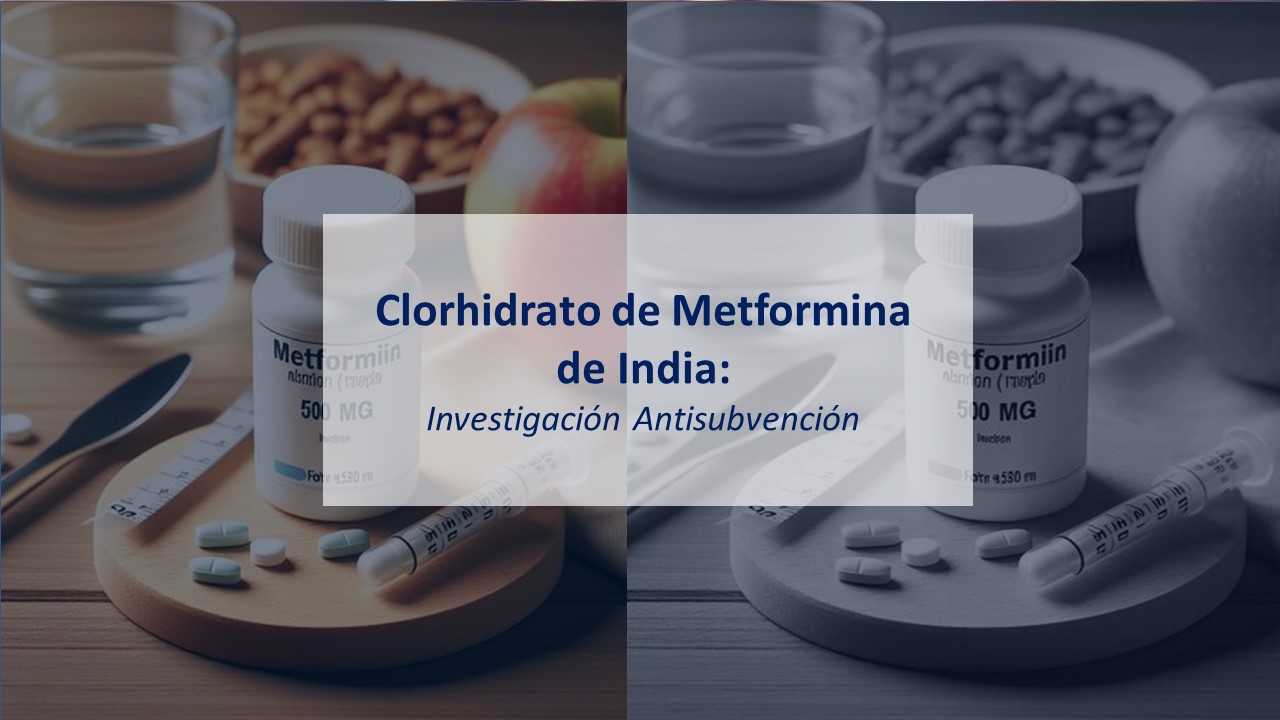Investigación antisubvención sobre metformina de India