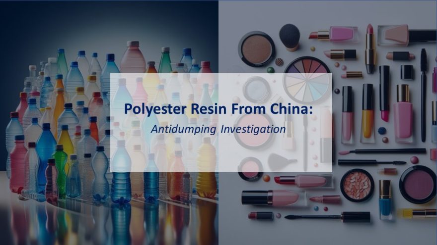 Resin Polyester from China: Antidumping Investigation