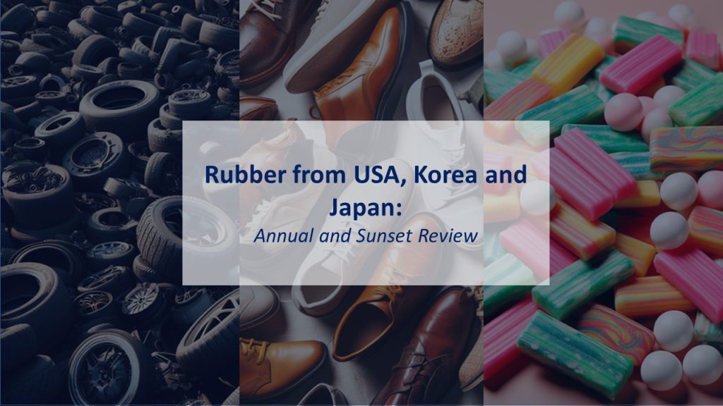 SBR from U.S., Korea, and Japan