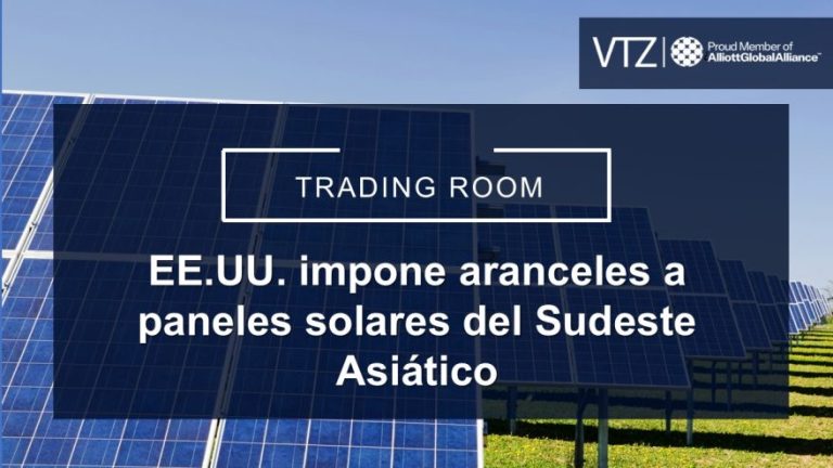 Paneles solares, VTZ, Estados Unidos, aranceles