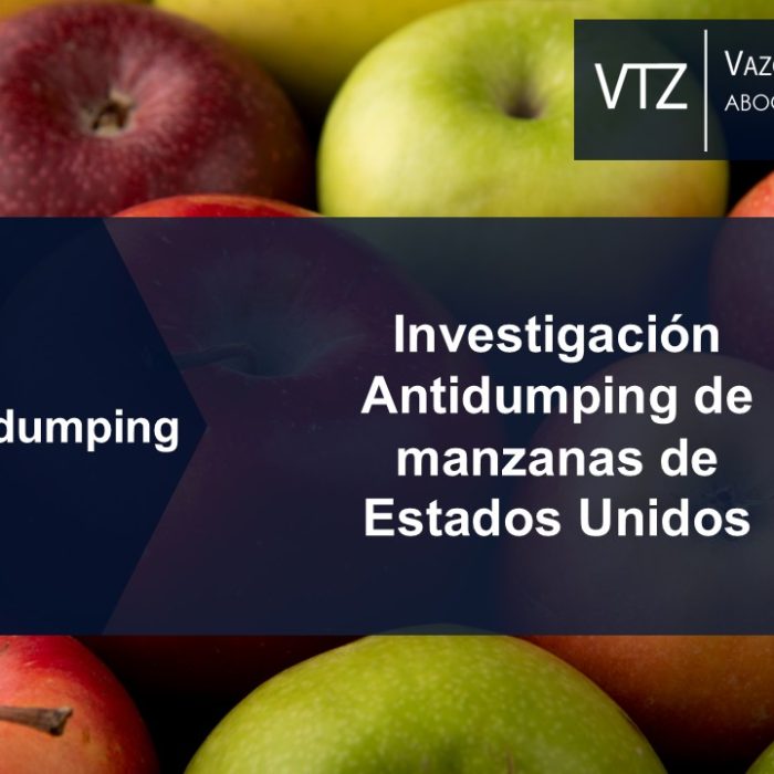 Investigación Antidumping Manzanas de Estados Unidos