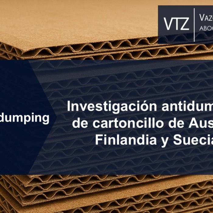 Investigación Antidumping sobre Cartoncillo de Austria, Finlandia y Suecia