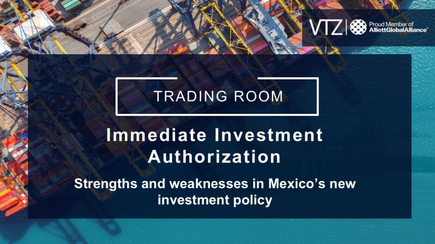 Immediate, Investment, Authorization, FDI, Mexico, President, Decree, Automatic, VTZ, Lawyers