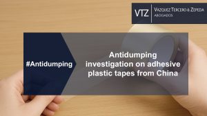 VTZ, Antidumping, adhesive plastic selfttape