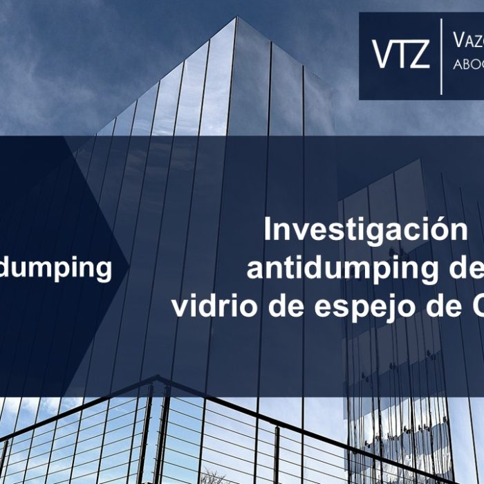 Investigación antidumping vidrio de espejo de China