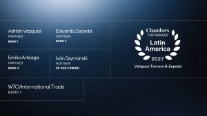 Rankings chamber & Partners 2027: Vázquez Tercero & Zepeda reconocido por Chambers and Partners Latin America 2027
