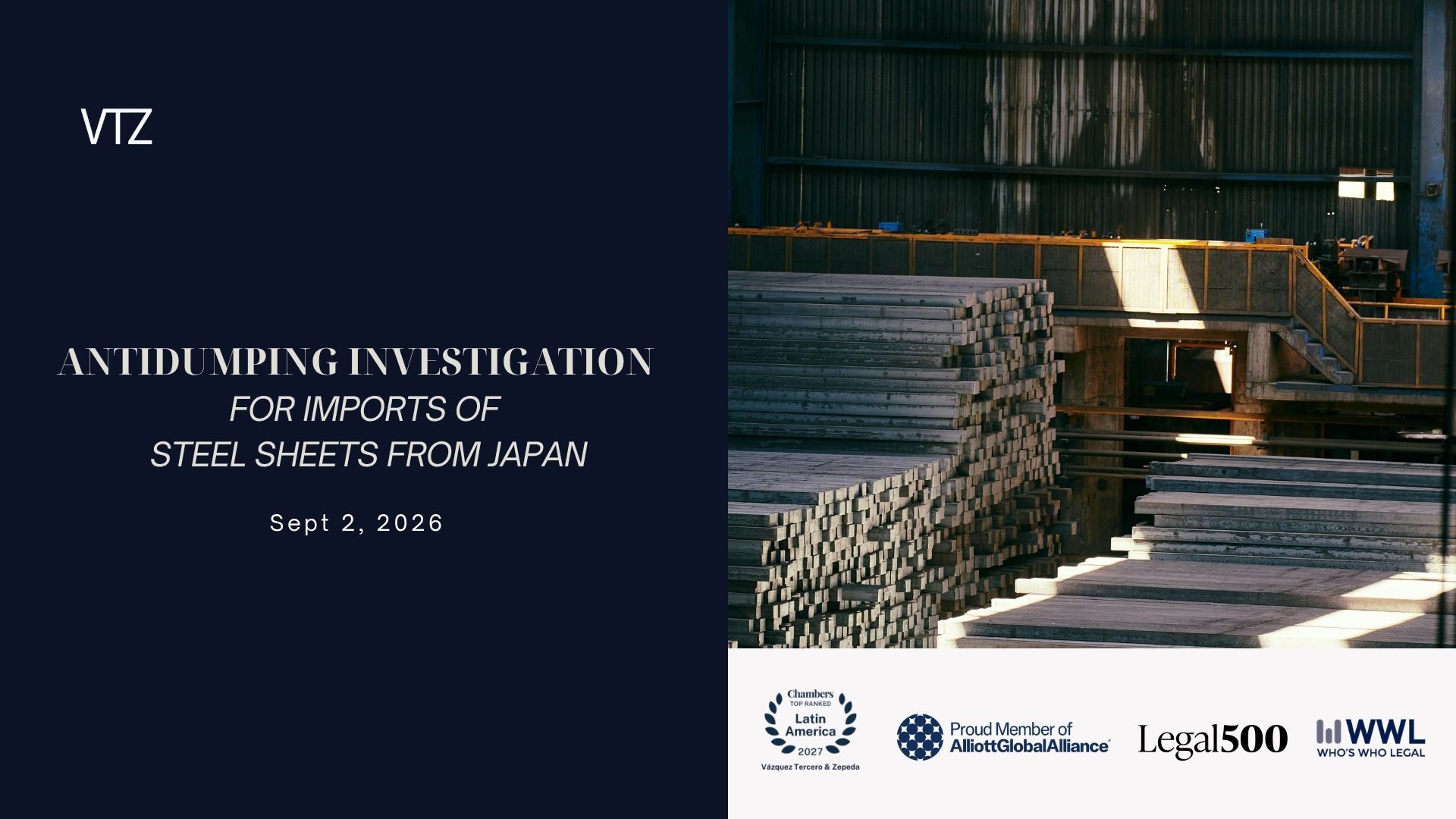 Antidumping Investigation For Imports of Steel Sheets From Japan